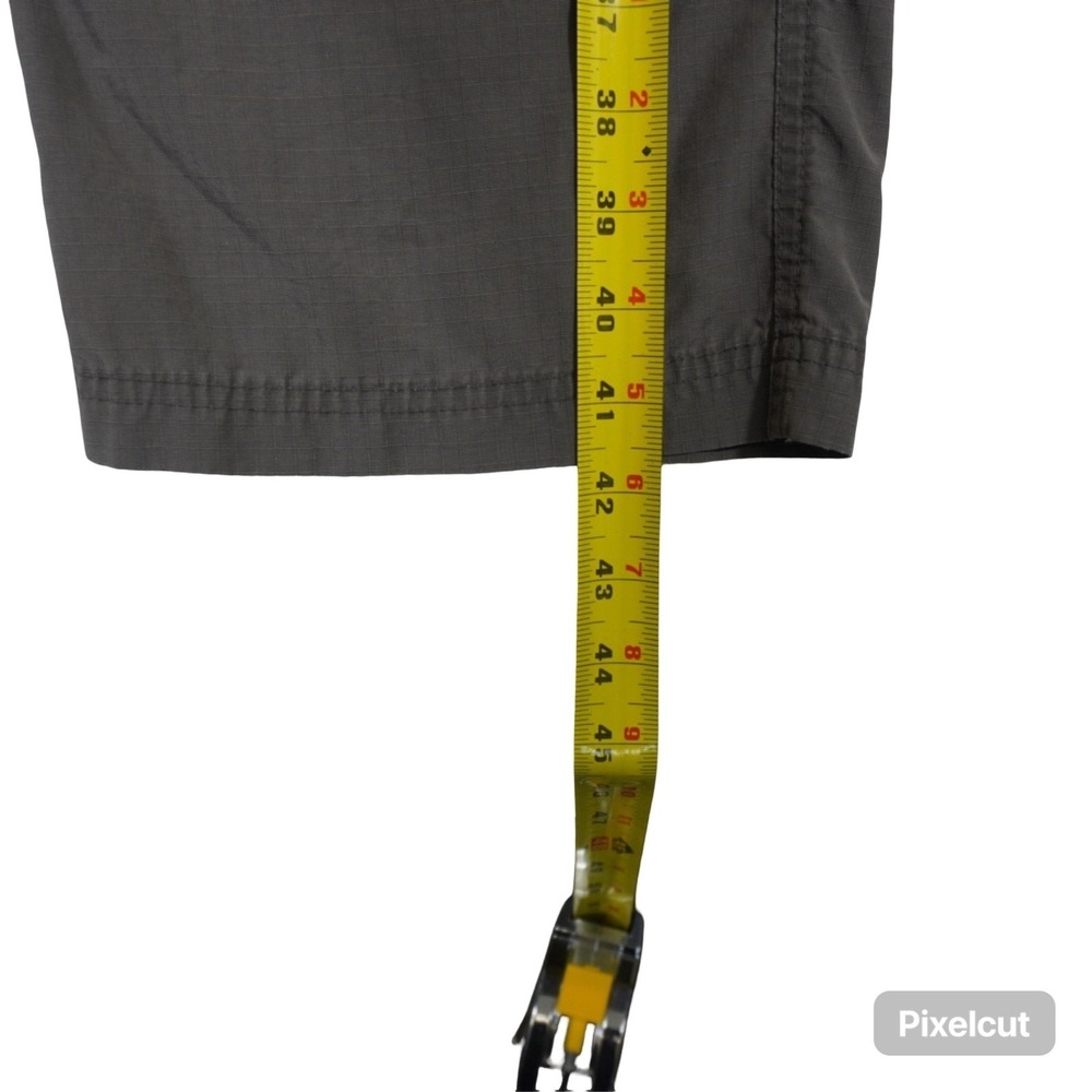 Columbia Convertible Pants Men S 32L Gray Comfort Ripstop Hiking Trekking Travel - Picture 13 of 16